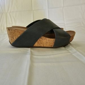 Chocolate Blu Wedge Heels (Size 8)